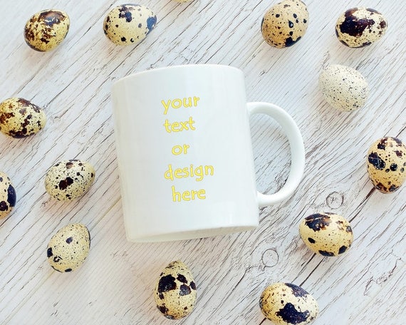 Easter Mug Mockup White Mug Mockup Coffee Mug Photo Easter Mug Mockup White Mug Mockup Coffee Mug Photo