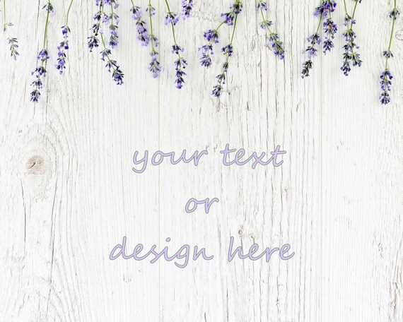 Product Mockup Summer Stock Wood Background Digital Photos Lavender