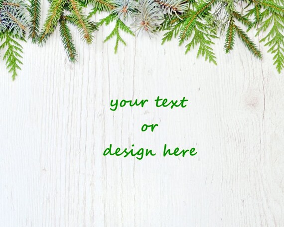 Digital Background Styled Wooden Desk Product Mockup Botanical Greenery