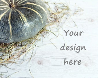 Download Free Product Mockup Social media photo Gray Pumpkin Photo Thanksgiving mockup Digital mockup Commercial use Download Instant Digital Background PSD Template