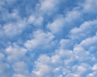 Sky photo digital download Blue Skies White cloudy Nature photograph Sky photography Clouds background Cloud texture Printable backdrop