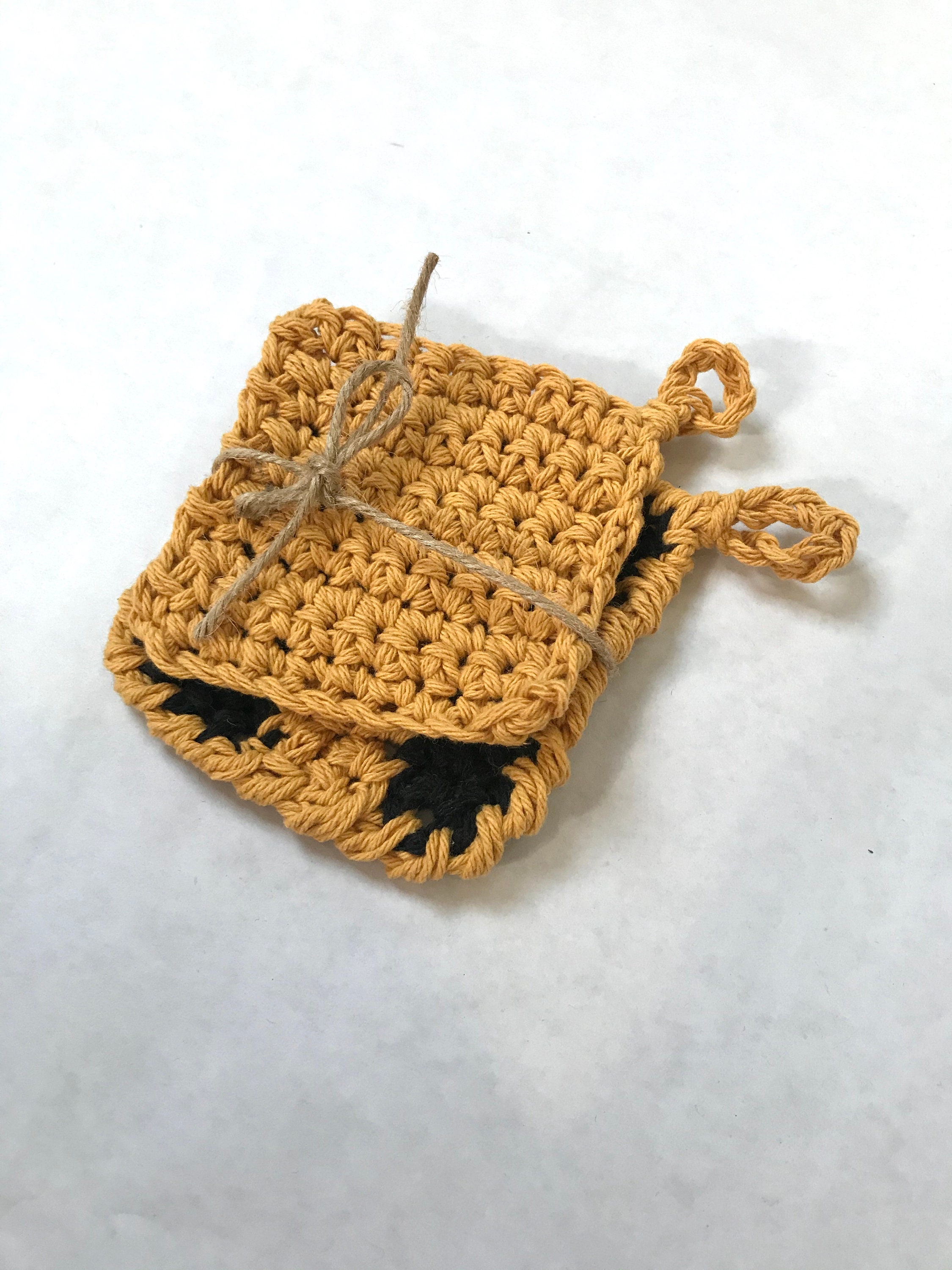 Tawashis Eponges Lavables Réutilisables Zéro Déchets - Crochet Pur Coton Fait Main en France Vaissel