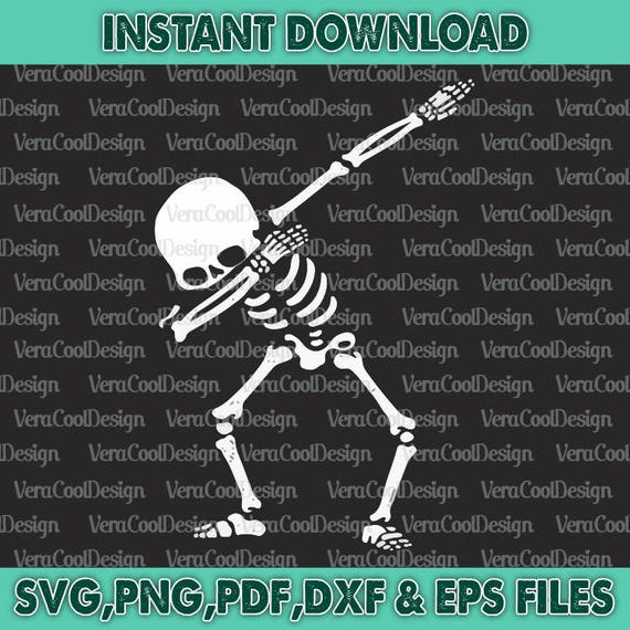 Dabbing Skeleton Svg Files Dabbing Skeleton Svg Dabbing Etsy