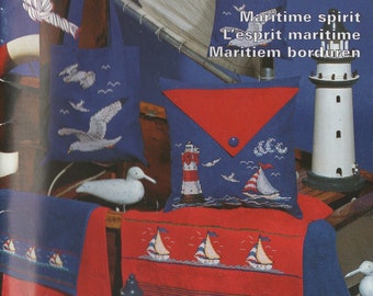 Livre Rico Design - Band 33 L'esprit maritime - Occasion - Diagrammes au point de croix