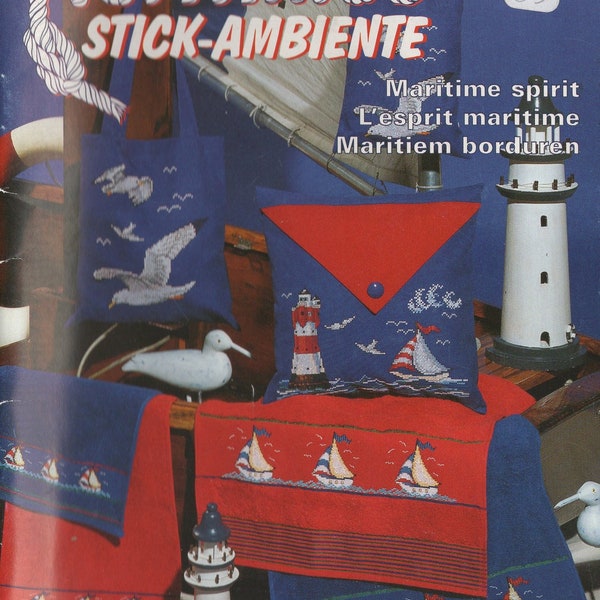 Livre Rico Design - Band 33 L'esprit maritime - Occasion - Diagrammes au point de croix