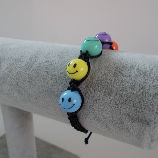 Bracelet SMILE multicolore pour enfant ou ado