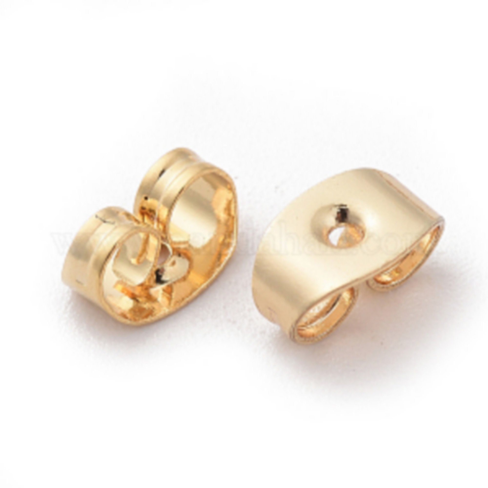 18 Pièces Fermoir Boucles D'Oreilles 925 Argent - Bouchons Papillon Or Argent Pour Fabrication Bijoux DIY