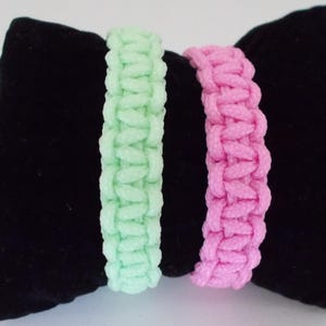 Bracelet FLUORESCENT CHILD PARACORD with clip