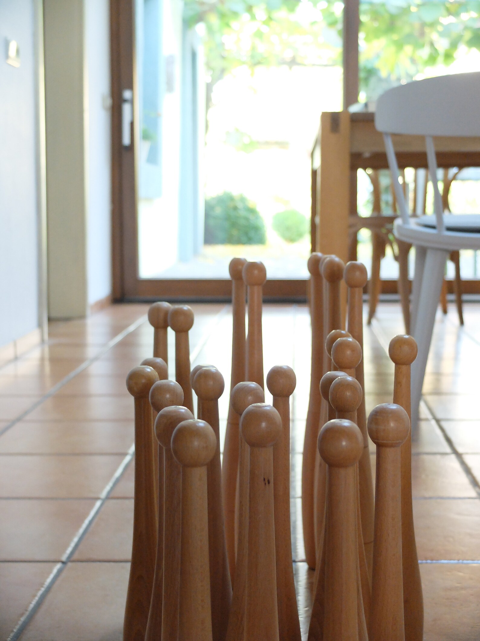Vintage Wooden Cone Gymnastics Clubs JONGLAGE Juggle Beech Etsy