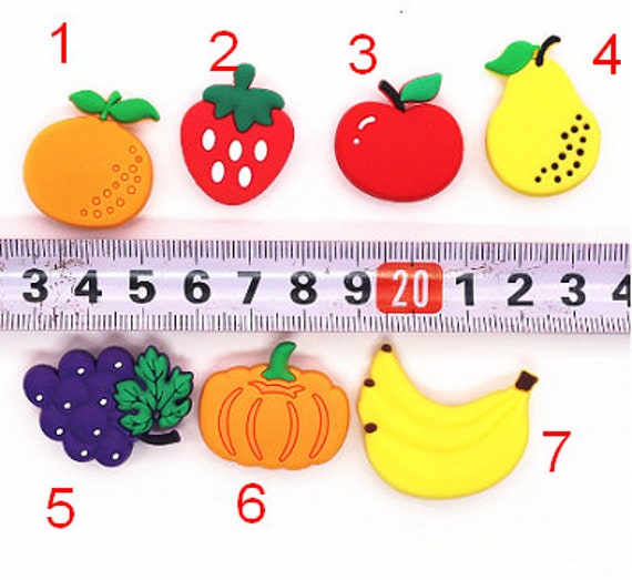 Fruit Strawberry Shoe Charms Shoe Buttons Crocs Accessories Cake Toppers