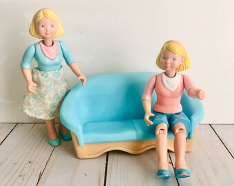 fisher price dollhouse family vintage