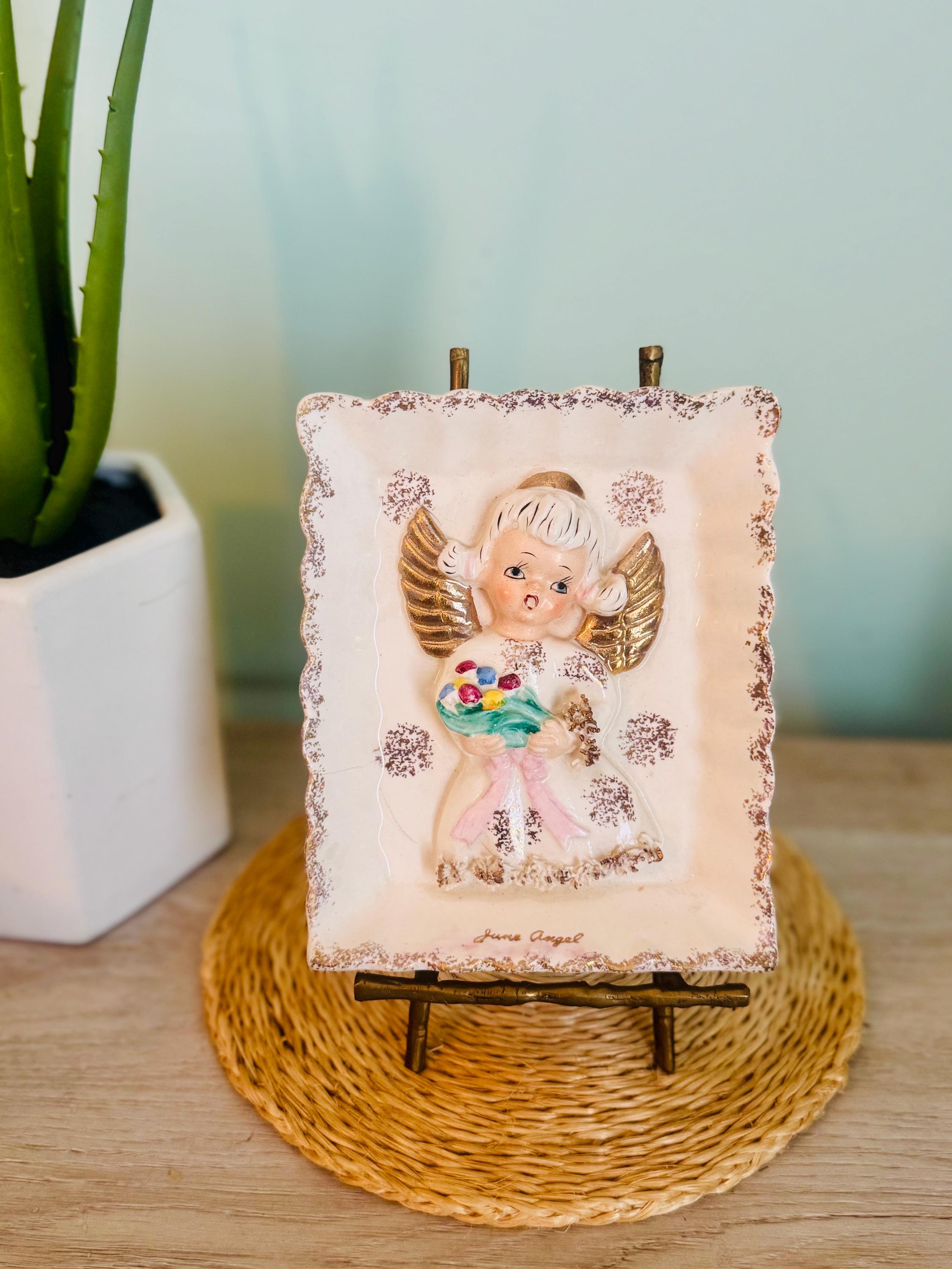 Ceramic Angel Wall Hanging - Etsy