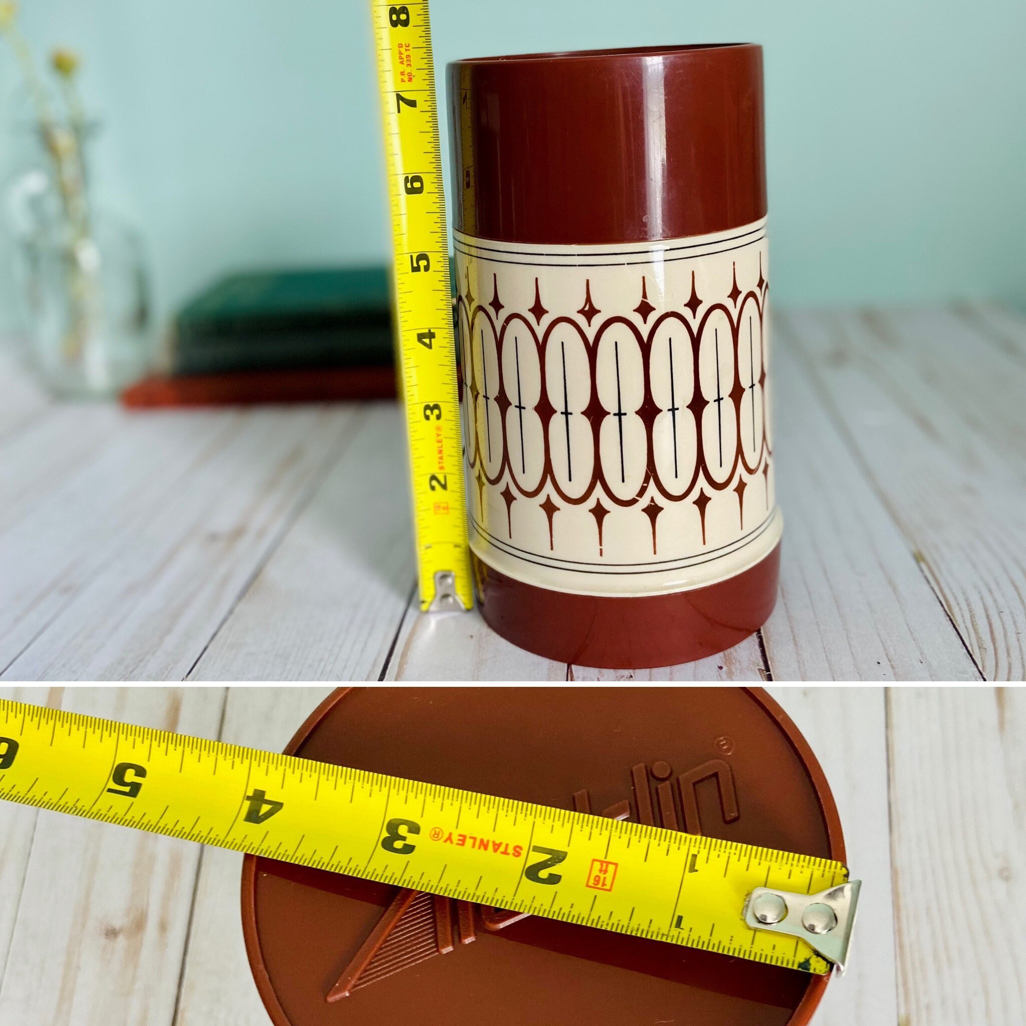 Mid Century Aladdin Wide Mouth Pint Thermos Etsy