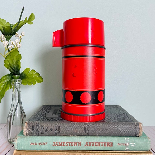 Bouteille Isotherme Thermos Vintage - 1L - Bleu - Fabriquée Au Royaume-Uni