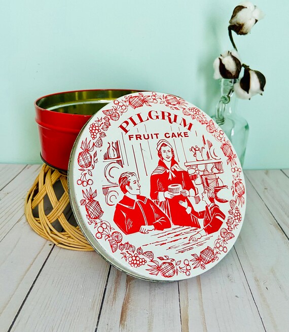 Vintage fruit cheap cake tins