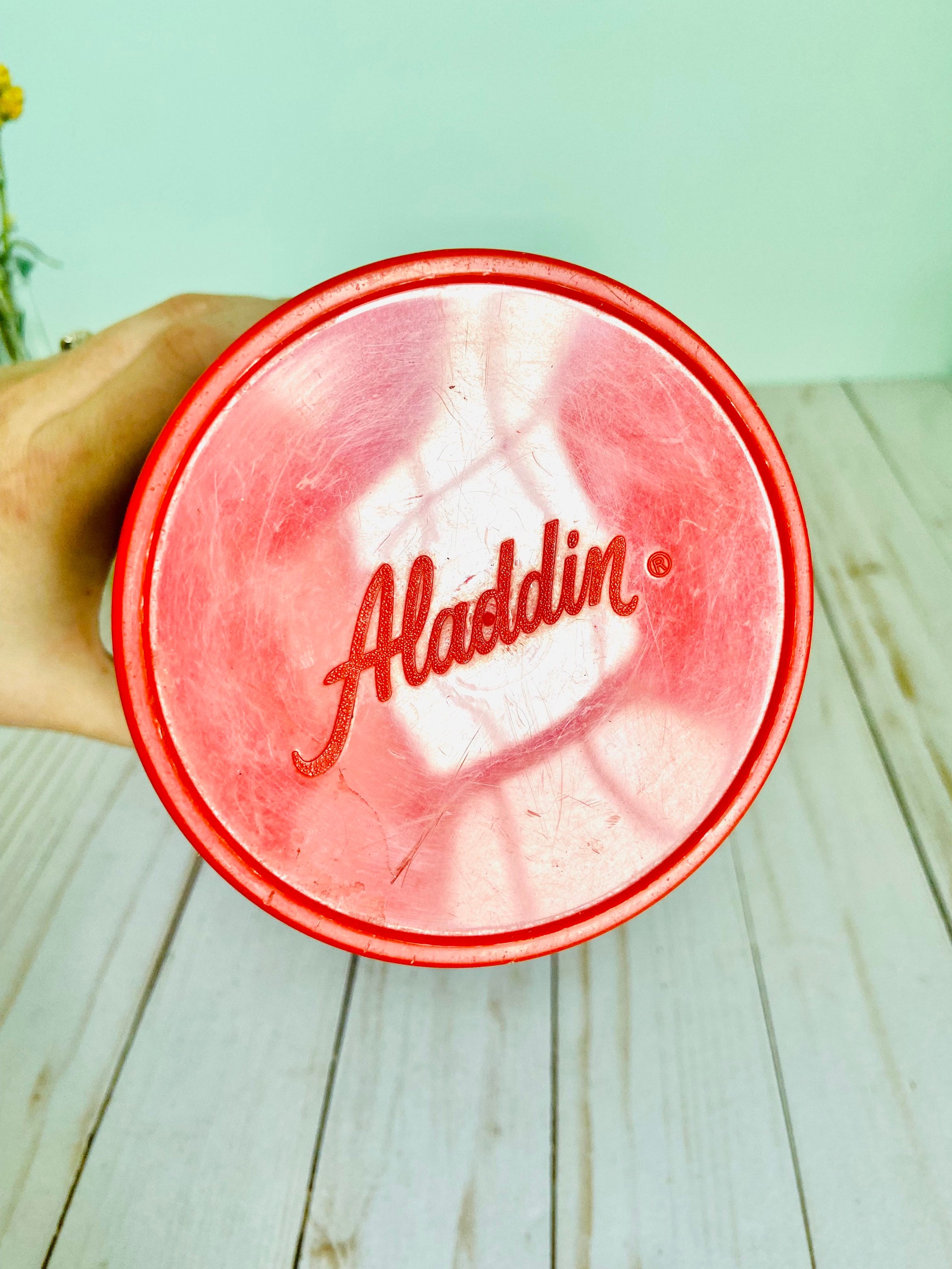 Vintage Aladdin Duraclad Quart Size Ribbed Thermos Etsy