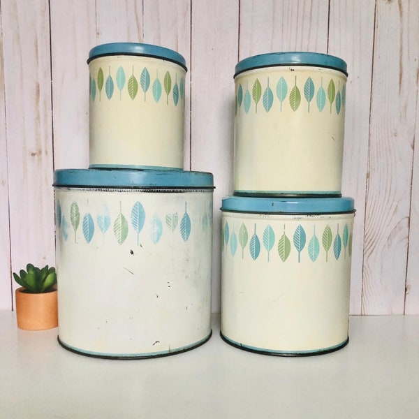 Tin Canisters Etsy