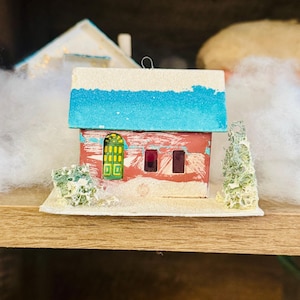 Vintage Putz House Christmas Japan