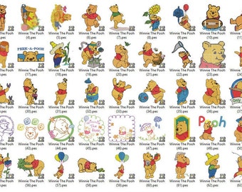 Winnie the pooh font | Etsy