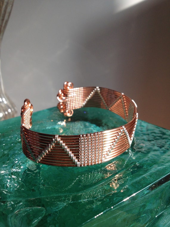 ChainMaille Box Weave Bracelet Using Artistic Wire | Flickr
