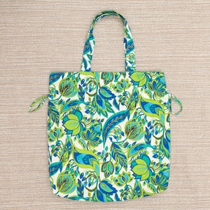 Big floral tote bag, colorful boho tote bag, hippie festival bag