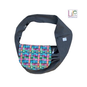 Pet carrier bag for dogs, cats, handsfree pet sling, cotton bag for dog,  Gifts for Pets, Gifts for Pet Lovers, Dog Sling ||| LileTink