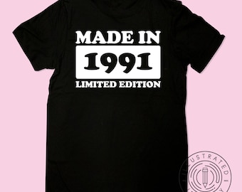 Original 1989 T-Shirt29th Birthday Gift TshirtVintage TshirtGift For He