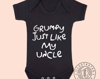 Little Boy Personalized Name Toddler//Kids Short Sleeve T-Shirt I Love My Uncle This Much