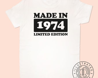 illustratedidentity Made In 1972 Limited Edition Tote Bag 37.5cm x 42cm with long handles