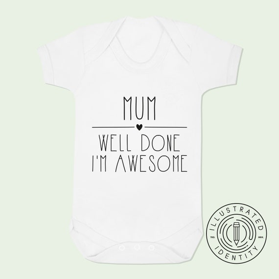 Señoras chaleco de bebé me han llegado Babygrow Ropa ducha regalos Niño Niña Unisex