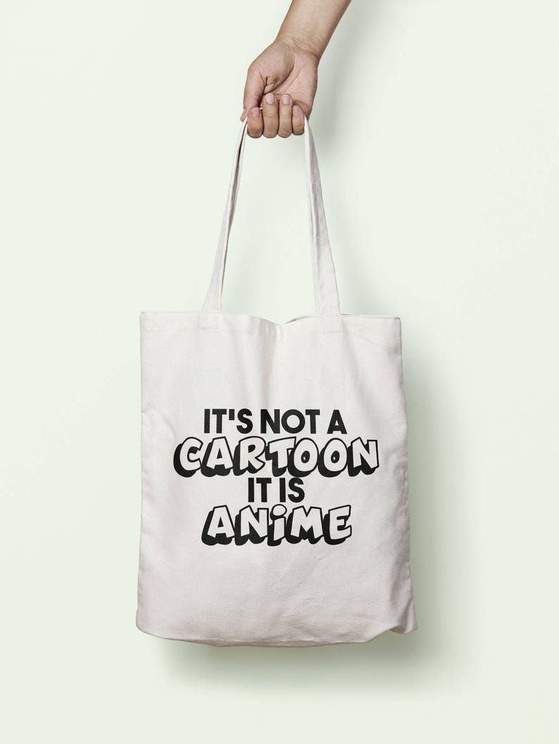 It/'s Not A Cartoon It Is Anime Tote Bag Long Handles TB1852