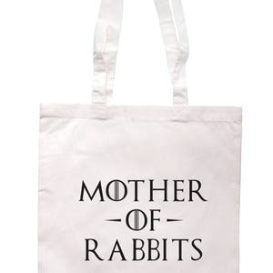Mother Of Rabbits Tote Bag Long Handles TB0987 image 3