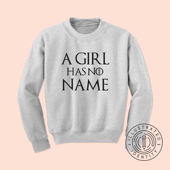 No top name sweatshirt
