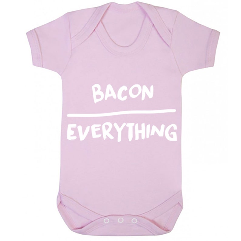 Bacon Over Everything baby vest babygrow K0125