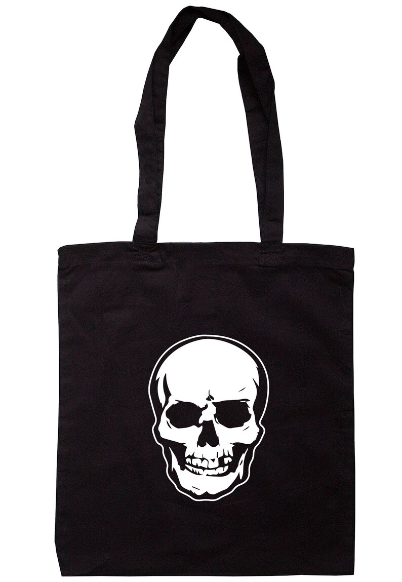 Skull Design Tote Bag Long Handles TB1011