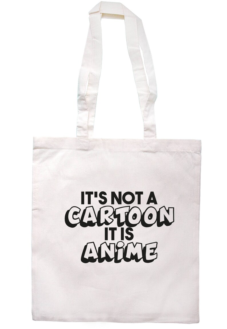 It/'s Not A Cartoon It Is Anime Tote Bag Long Handles TB1852