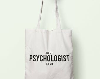 Best Psychologist Ever Tote Bag Long Handles TB1285