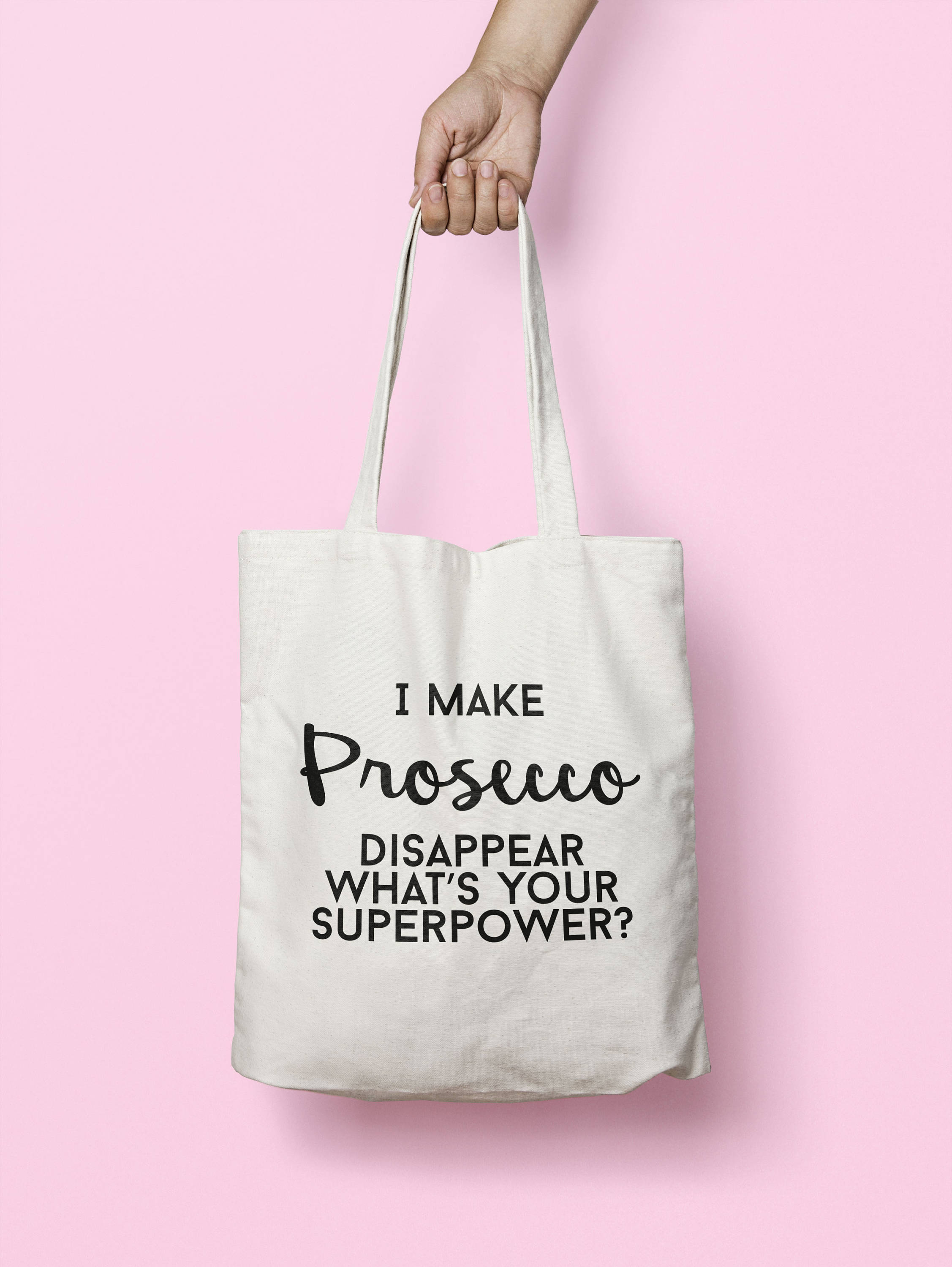 Prosecco shop tote bag