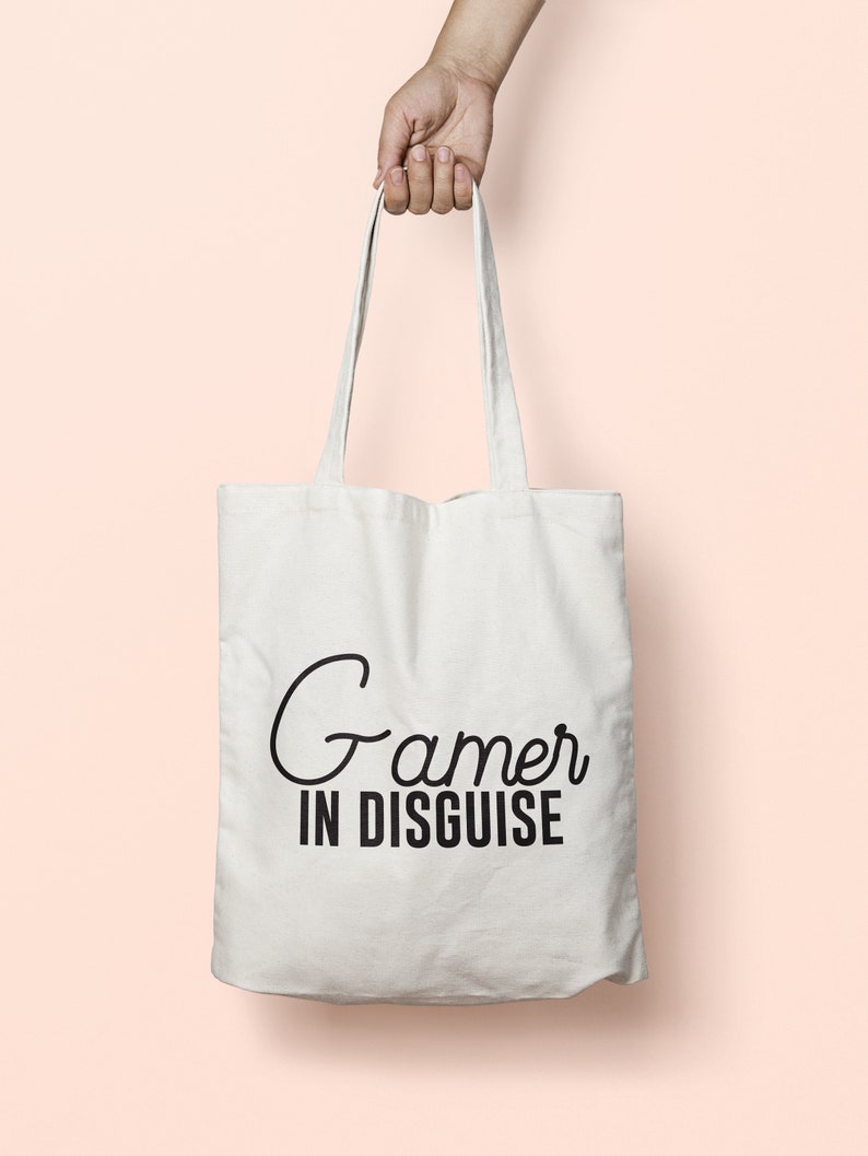 Gamer In Disguise Tote Bag Long Handles S0048
