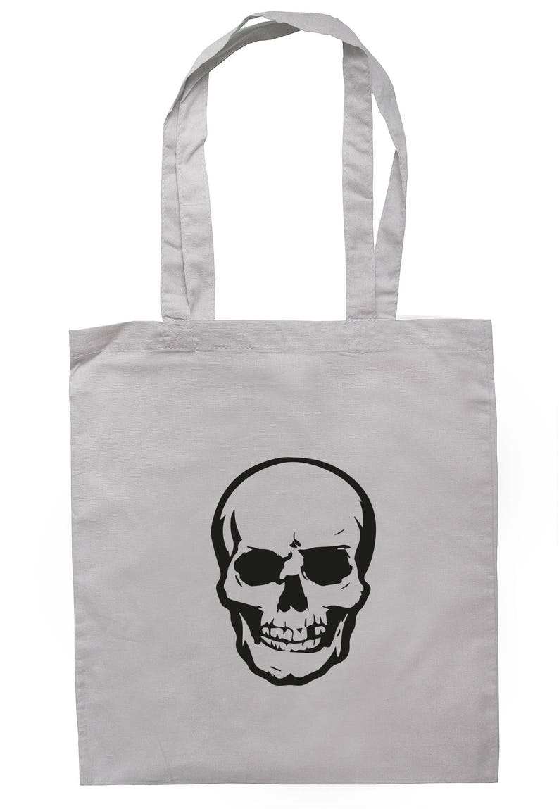 Skull Design Tote Bag Long Handles TB1011