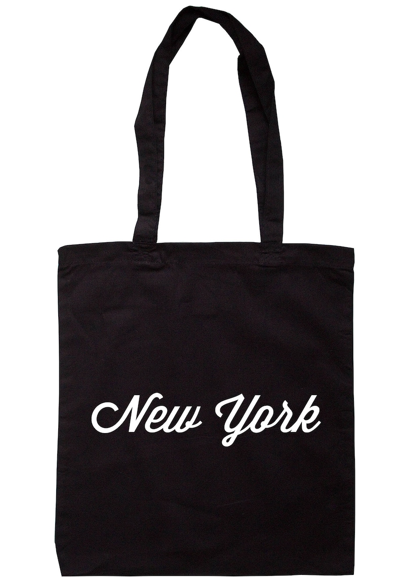 New York Tote Bag Long Handles TB00638 | Etsy