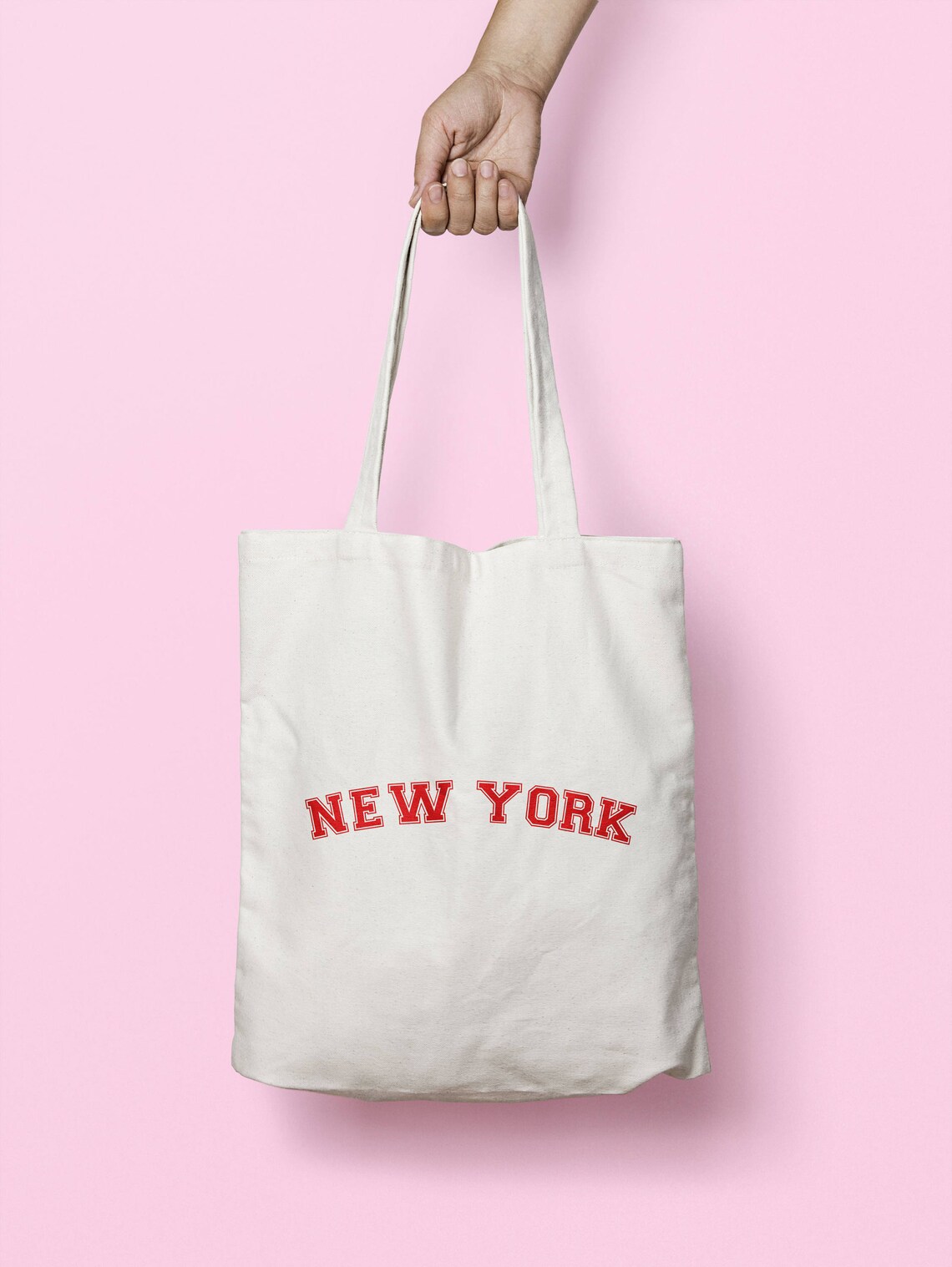 New York Tote Bag Long Handles TB0923 Etsy