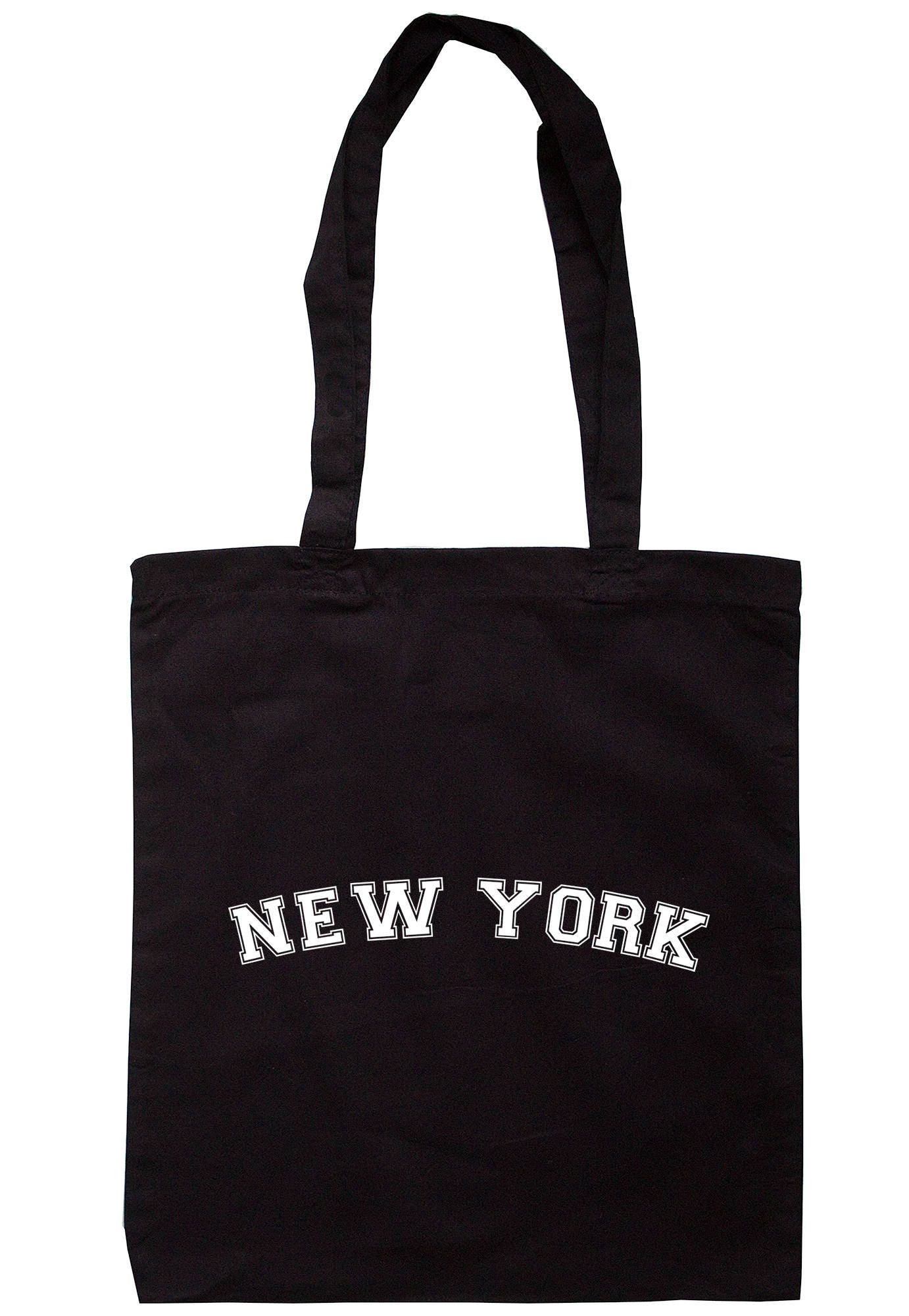 New York Tote Bag Long Handles TB0923 | Etsy