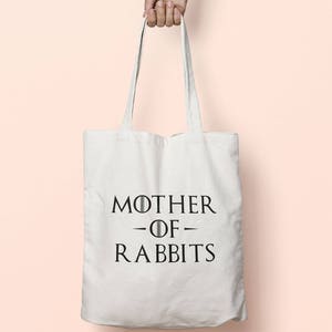 Mother Of Rabbits Tote Bag Long Handles TB0987 image 1