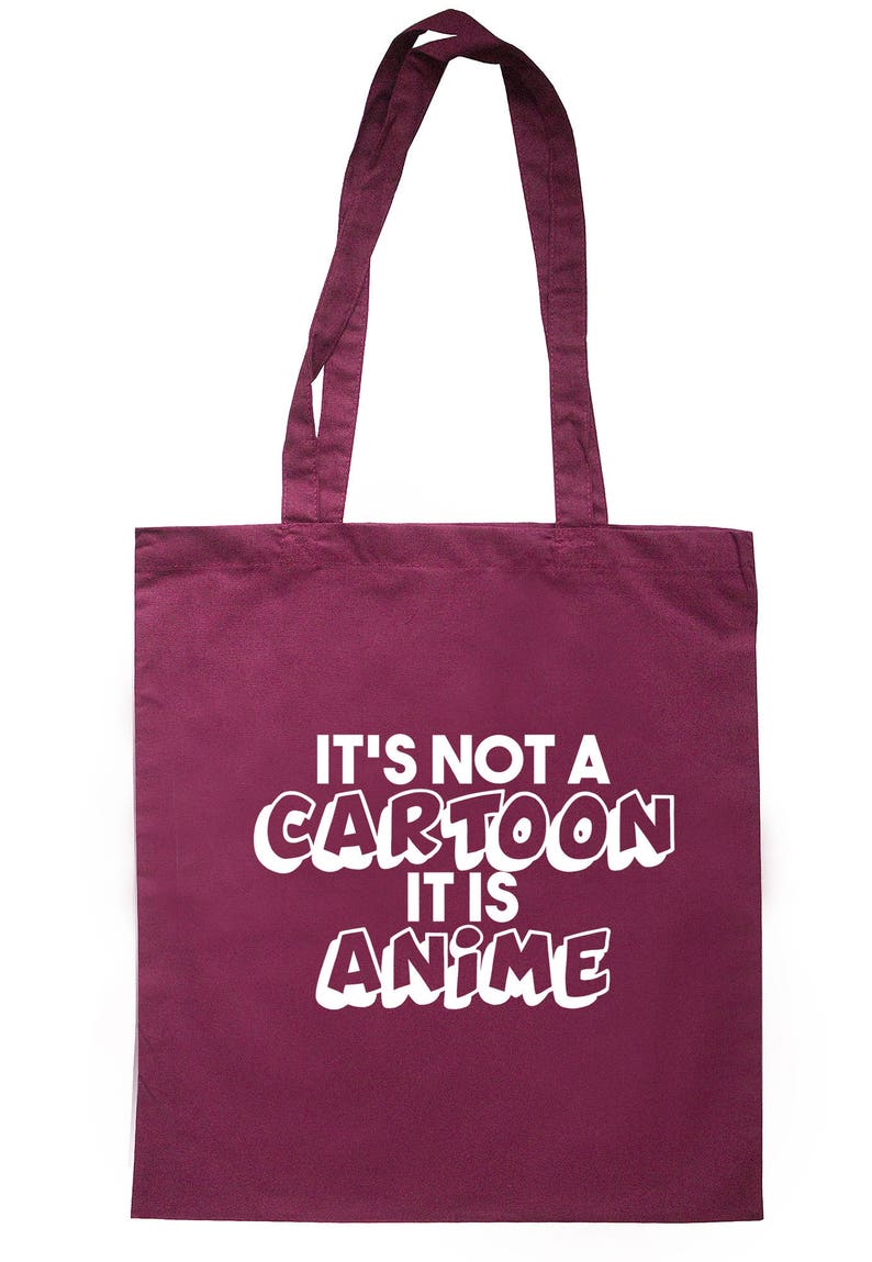 It/'s Not A Cartoon It Is Anime Tote Bag Long Handles TB1852
