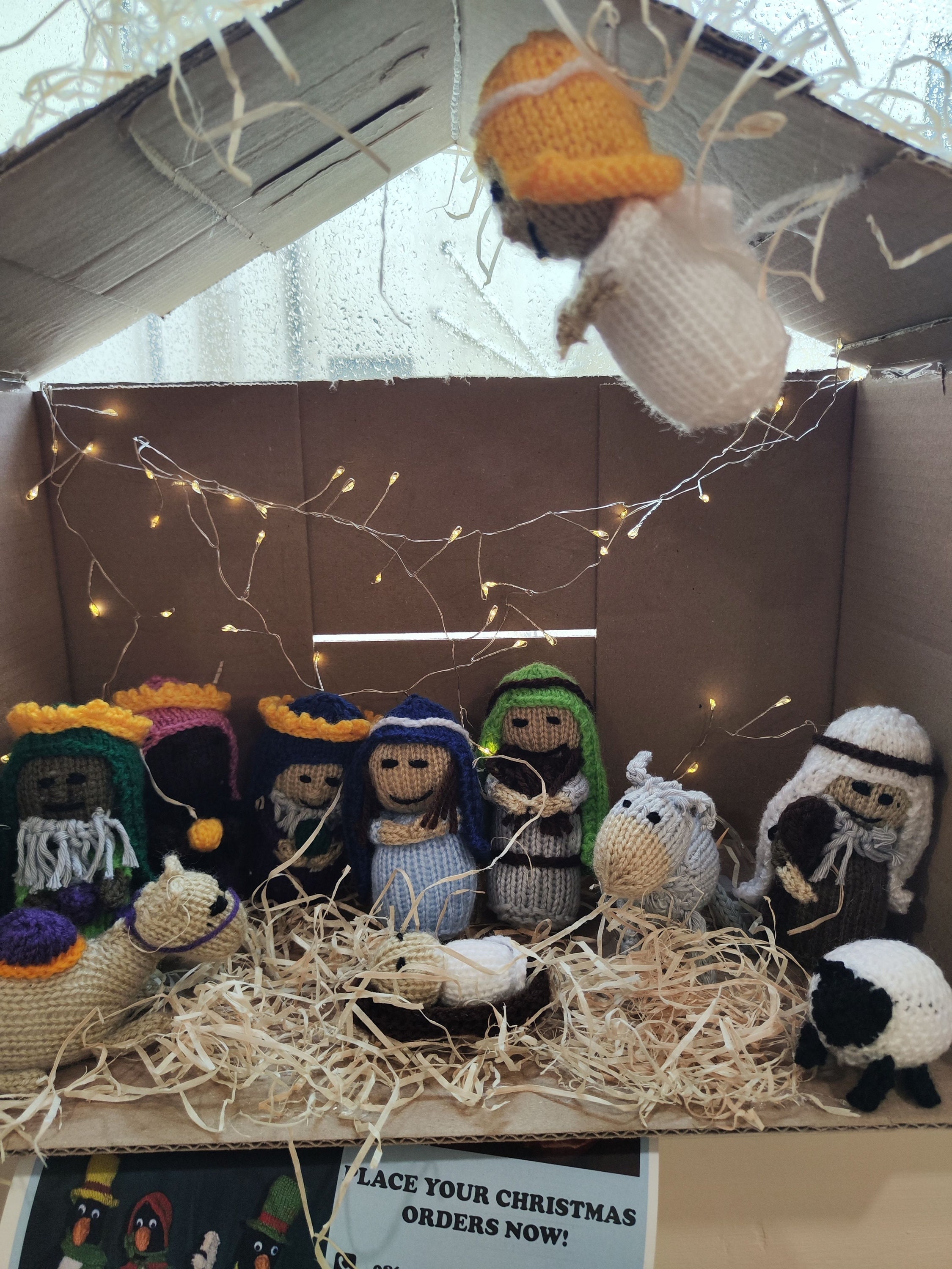 Hand Knitted Nativity Scene Etsy UK
