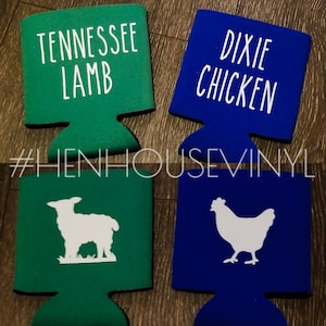 Dave Matthews Band can coolers/ Couple can coolers/ can cooler set/ dave matthews band/ dave matthews band inspired/ henhousevinyl/ dmb love