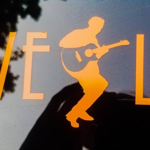 Dave Life Decal/ D M B vinyl decal/Dave Matthews inspired decals/ d m b decals/ dave matthews silhouette