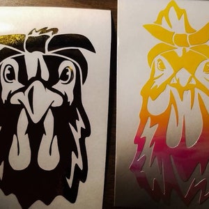 Chicken Decal/ Chicken Car Sticker/Hen Decal/ Chicken Lover/ Backyard Chicken/ Backyard Hen/ Henhousevinyl