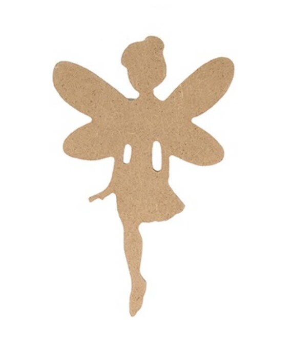 X25 Wooden Tinkerbell Mdf Craft Shape Blank Disney